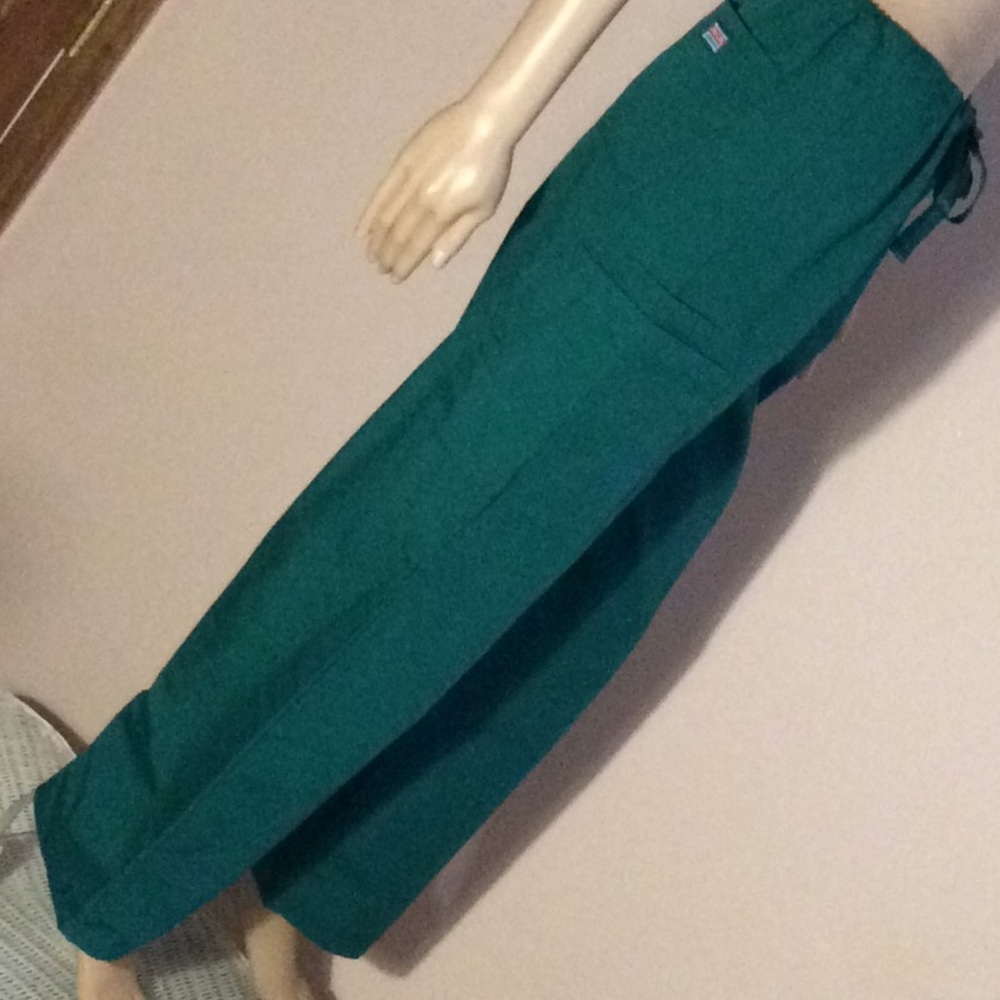 Cherokee Scrub Pants Drawstring  Waist - Picture 4 of 6